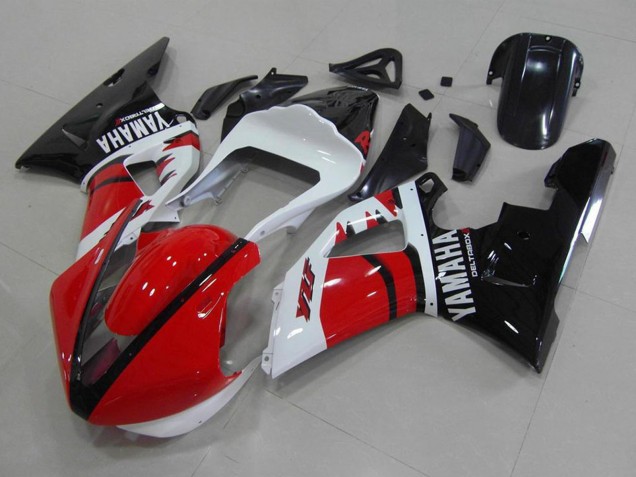 Comprar Carenados Moto Yamaha YZF R1 2000-2001 - Rojo Blanco Negro Brillante Carrera Versión
