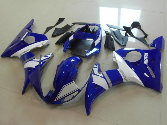 Comprar Carenados Moto Yamaha YZF R6 2003-2004 - Azul Blanco Plata