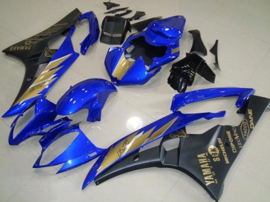 Comprar Carenados Moto Yamaha YZF R6 2006-2007 - Azul Oro Negro Mate