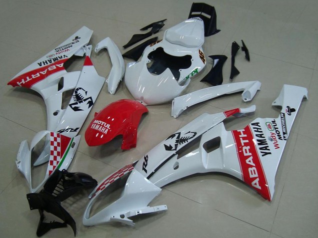 Comprar Carenados Moto Yamaha YZF R6 2006-2007 - Blanco Rojo Motul Michelin Abarth