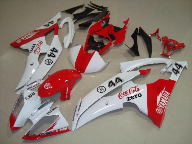 Comprar Carenados Moto Yamaha YZF R6 2008-2016 - Blanco Rojo Cocacola 44