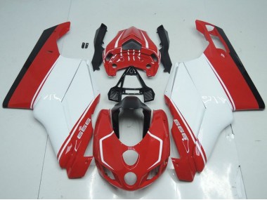Comprar Carenados Moto Ducati 999 2005-2006 - Blanco Rojo Negro Brillante