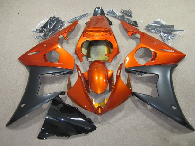 Comprar Carenado Moto Yamaha YZF R6 2003-2004 - Naranja Negro Mate