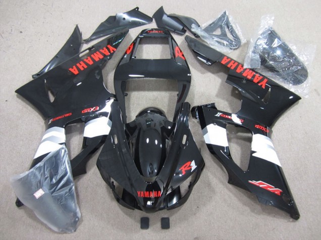 Comprar Carenados Moto Yamaha YZF R1 1998-1999 - Negro Brillante Blanco Rojo Calcomanías