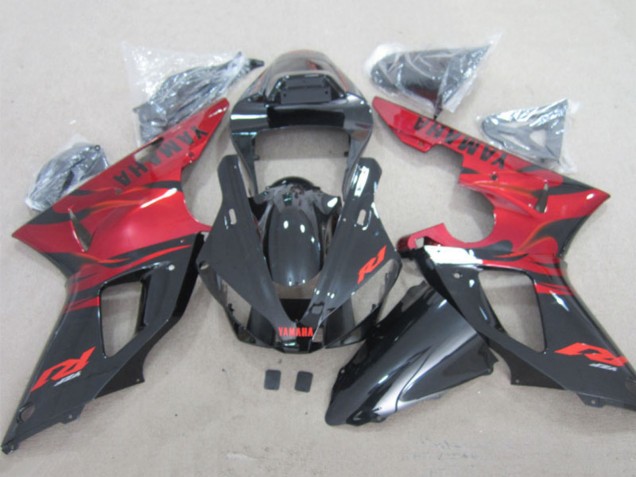 Comprar Carenados Moto Yamaha YZF R1 2000-2001 - Rojo Negro Brillante