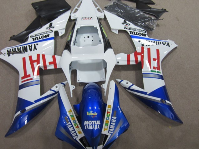 Comprar Carenado Moto Yamaha YZF R1 2002-2003 - Blanco Azul Rojo Motul Fiat