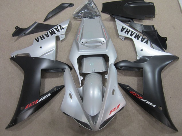 Comprar Carenado Moto Yamaha YZF R1 2002-2003 - Plata Negro Mate