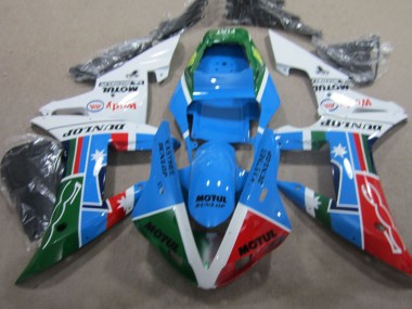 Comprar Carenados Moto Yamaha YZF R1 2002-2003 - Blanco Azul Verde Rojo Negro Motul