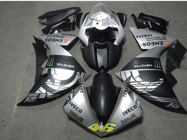 Comprar Carenados Moto Yamaha YZF R1 2009-2011 - Plata Negro Mate Verde Monstruo Iveco Yamalube ENEOS Semakin Didepan