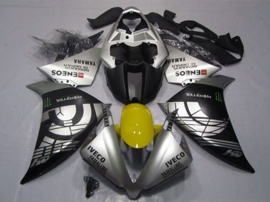 Comprar Carenados Moto Yamaha YZF R1 2012-2014 - Plata Negro IVECO Yamalube ENEOS Monstruo