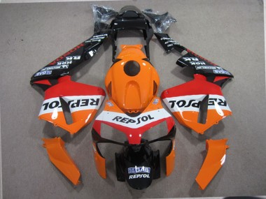 Comprar Carenado Moto Honda CBR600RR 2003-2004 - Naranja Blanco Rojo Negro Brillante Repsol