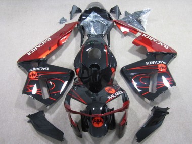 Comprar Carenados Moto Honda CBR600RR 2003-2004 - Negro Brillante Rojo RACARDI