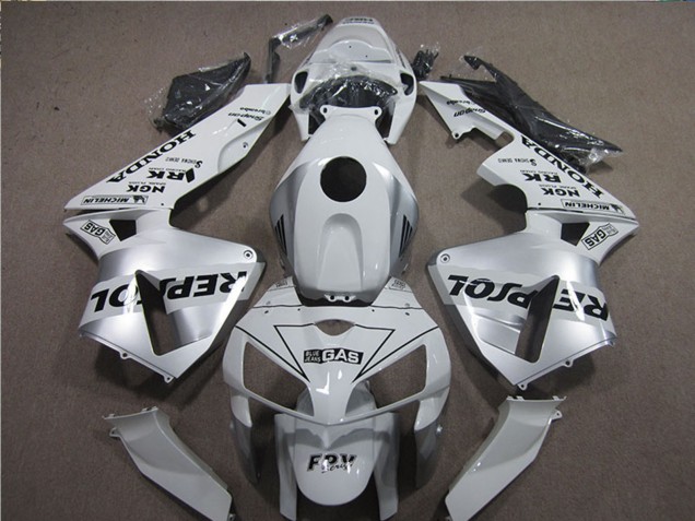 Comprar Carenados Moto Honda CBR600RR 2005-2006 - Blanco Negro Repsol