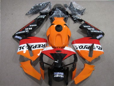 Comprar Kits Carenados Moto Honda CBR600RR 2005-2006 - Naranja Blanco Rojo Negro Brillante Repsol