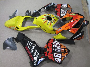Comprar Carenados Moto Honda CBR600RR 2005-2006 - Negro Naranja Amarillo Rossi Repsol