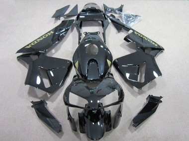 Comprar Carenados Moto Honda CBR600RR 2005-2006 - Negro Brillante Oro Calcomanía