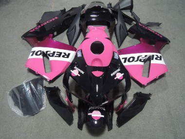 Comprar Carenados Moto Honda CBR600RR 2005-2006 - Negro Brillante Rosa Repsol