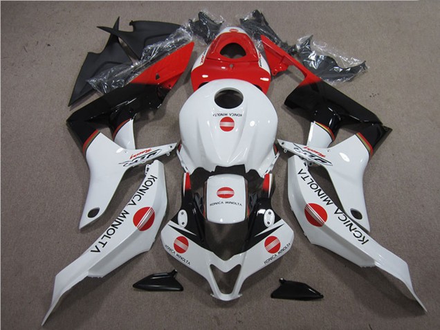 Comprar Carenados Moto Honda CBR600RR 2007-2008 - Blanco Rojo Negro Brillante Konica Minolta