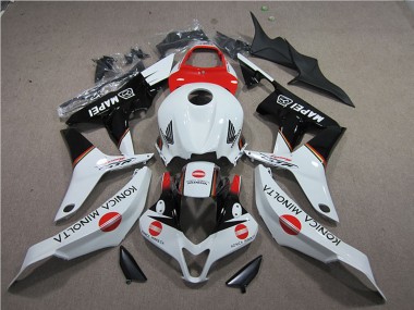 Comprar Carenados Moto Honda CBR600RR 2007-2008 - Blanco Rojo Negro Brillante Konica Minolta MAPEI