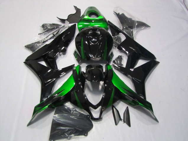 Comprar Kits Carenados Moto Honda CBR600RR 2007-2008 - Verde Negro Brillante