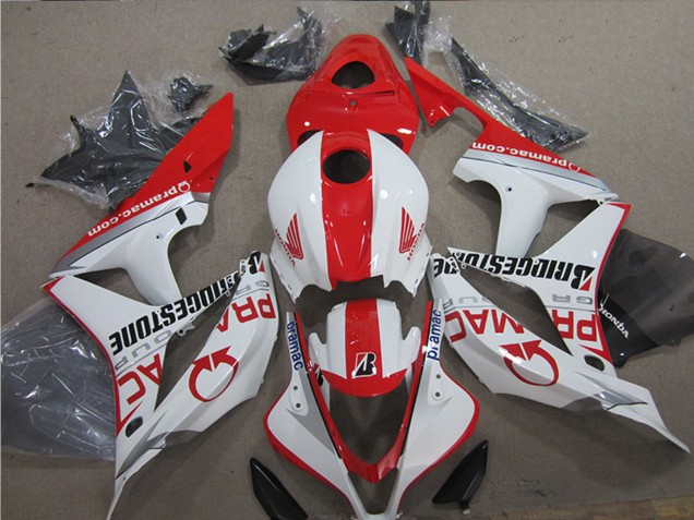 Comprar Carenados Moto Honda CBR600RR 2007-2008 - Blanco Rojo Pramac Bridgestone