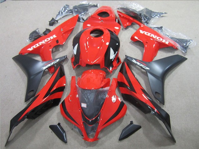Comprar Carenados Moto Honda CBR600RR 2007-2008 - Rojo Negro Brillante Negro Mate