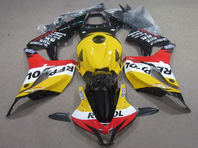 Comprar Carenados Moto Honda CBR600RR 2007-2008 - Amarillo Blanco Rojo Negro Brillante Repsol