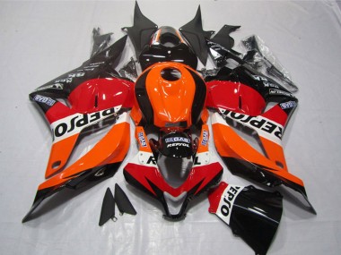 Comprar Plásticos Moto ABS Honda CBR600RR 2009-2012 - Naranja Blanco Rojo Negro Brillante Repsol