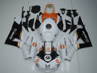 Comprar Carenados Moto Honda CBR1000RR 2012-2016 - Blanco Naranja Negro Brillante Konica Minolta 56