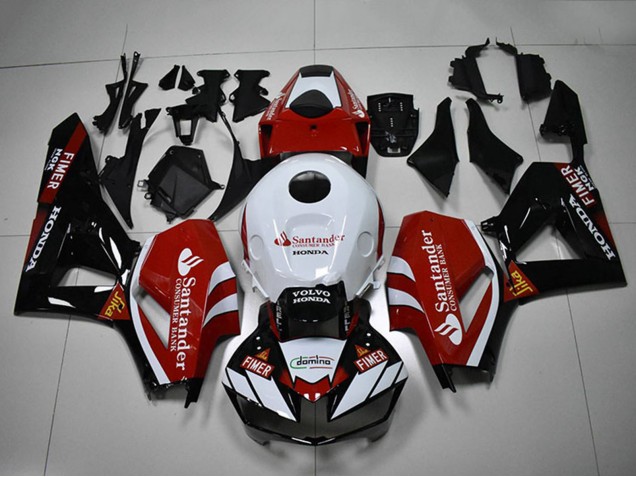 Comprar Carenados Moto Honda CBR1000RR 2012-2016 - Blanco Rojo Negro Brillante Santander