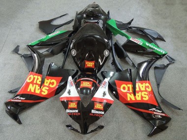 Comprar Carenados Moto Honda CBR1000RR 2012-2016 - Rojo Verde Amarillo Negro Brillante San Carlo