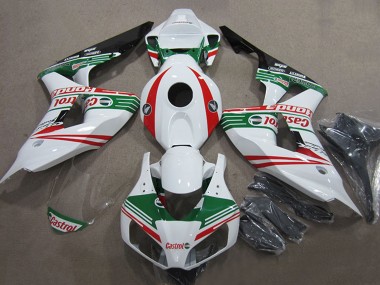 Comprar Carenados Moto Honda CBR1000RR 2006-2007 - Blanco Rojo Verde Negro Brillante Castrol