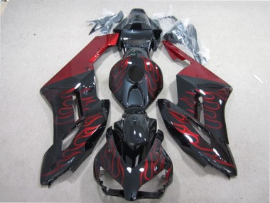 Comprar Carenado Moto Honda CBR1000RR 2004-2005 - Negro Brillante Rojo Llama