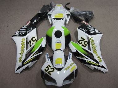 Comprar Carenados Moto Honda CBR1000RR 2004-2005 - Blanco Amarillo Verde Negro Brillante Hannspree 52