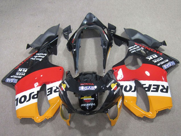 Comprar Carenados Moto Honda CBR600 F4 1999-2000 - Naranja Blanco Rojo Negro Brillante Repsol