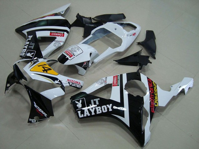 Comprar Carenados Moto Honda CBR900RR 954 2002-2003 - Blanco Amarillo Negro Brillante Rizoma Playboy 14
