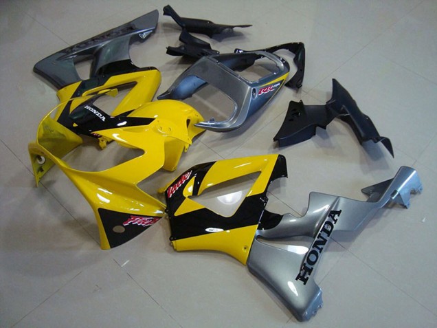 Comprar Carenados Moto Honda CBR900RR 929 2000-2001 - Amarillo Plata Negro Brillante