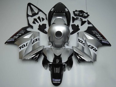 Comprar Carenados Moto Honda VFR 800 2002-2013 - Plata Blanco Negro Brillante Repsol