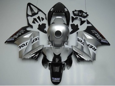 Comprar Carenados Moto Honda VFR 800 2002-2013 - Plata Blanco Negro Brillante Repsol