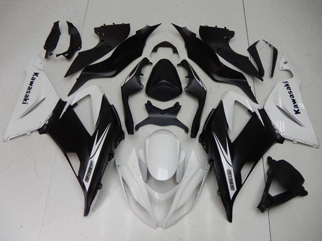 Comprar Kits Carenados Moto Kawasaki ZX6R 2013-2018 - Blanco Negro Mate