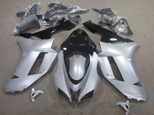 Comprar Carenados Moto Kawasaki ZX6R 2007-2008 - Plata Negro