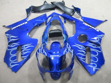 Comprar Carenados Moto Kawasaki ZX12R 2002-2006 - Azul Blanco Llama