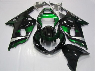 Comprar Carenados Moto Suzuki GSXR 600 2001-2003 - Negro Brillante Verde