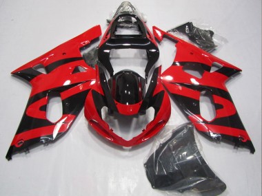 Comprar Carenados Moto Suzuki GSXR 600 2001-2003 - Rojo Negro Brillante