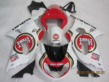 Comprar Carenados Moto Suzuki GSXR 600 2001-2003 - Blanco Rojo Lucky Strike