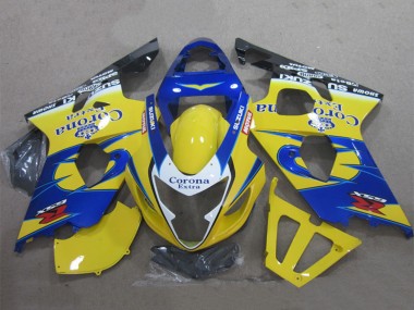 Comprar Carenados Moto Suzuki GSXR 600 2004-2005 - Amarillo Azul Blanco Negro Corona Extra