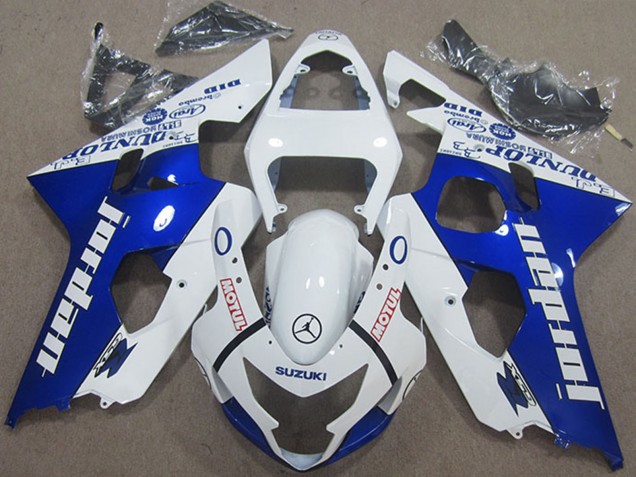 Comprar Carenados Moto Suzuki GSXR 600 2004-2005 - Blanco Azul Jordan Motul