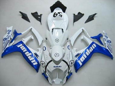 Comprar Carenados Moto Suzuki GSXR 600 2006-2007 - Blanco Azul Jordan 59