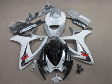 Comprar Carenados Moto Suzuki GSXR 600 2006-2007 - Blanco Plata Negro Brillante Rojo