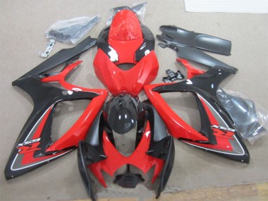 Comprar Carenados Moto Suzuki GSXR 600 2006-2007 - Rojo Negro